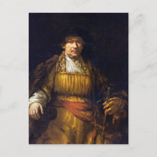 Postal Autoretrato de Rembrandt Harmenszoon van Rijn