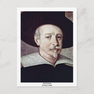 Postal Autoretrato De Reni Guido