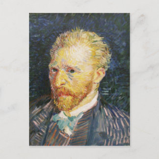 Postal Autoretrato de Vincent van Gogh