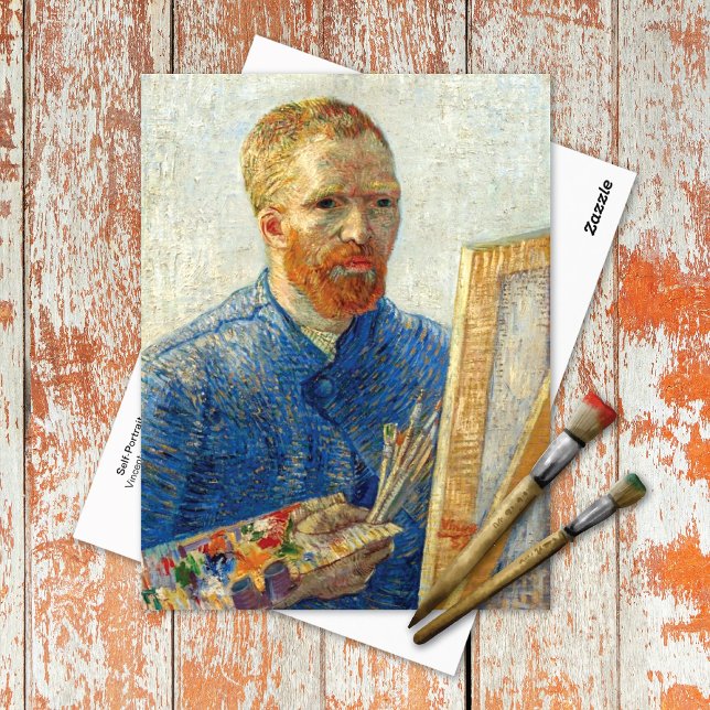 Postal Autoretrato Easel Vincent van Gogh (Subido por el creador)