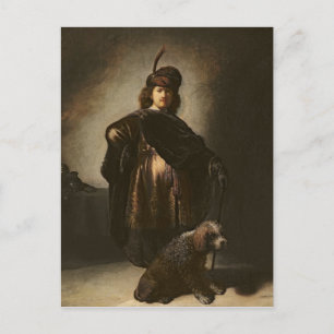 Postal Autoretrato en traje oriental, 1631