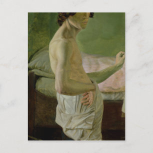 Postal Autoretrato frente al Easel, c.1828