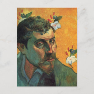 Postal Autoretrato - Paul Gauguin