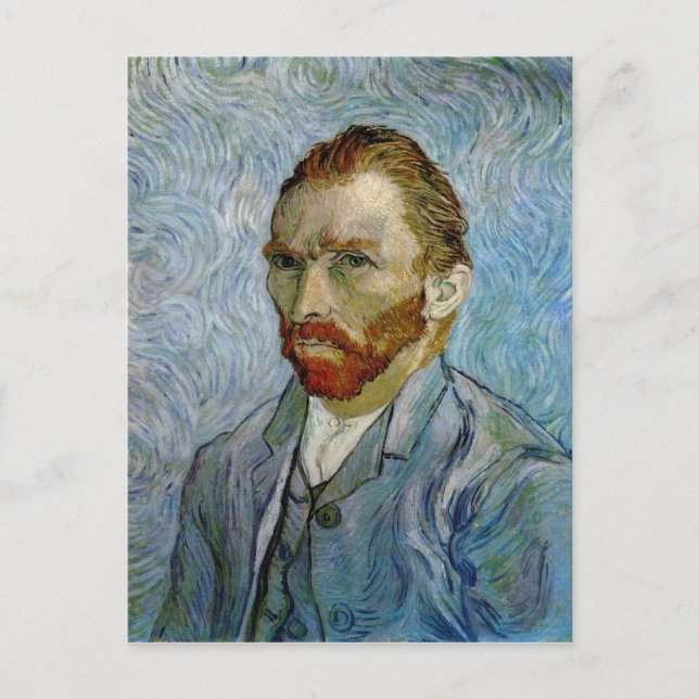 Postal Autoretrato Van Gogh (Anverso)