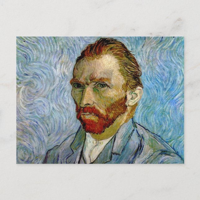 Postal Autoretrato Van Gogh (Anverso)