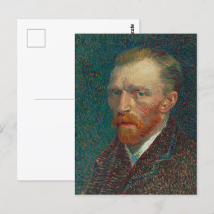 Postal Autoretrato Van Gogh 1887
