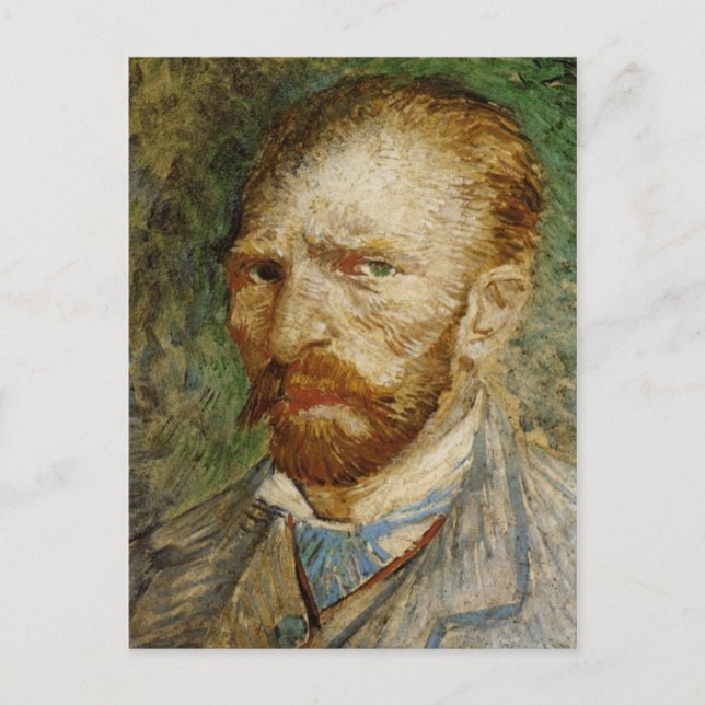 Postal Autoretrato, Vincent van Gogh (Anverso)