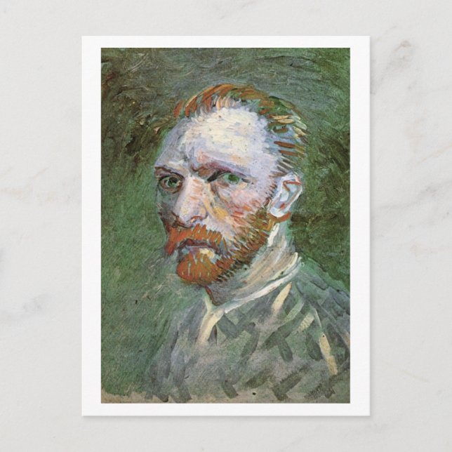 Postal Autoretrato, Vincent van Gogh (Anverso)