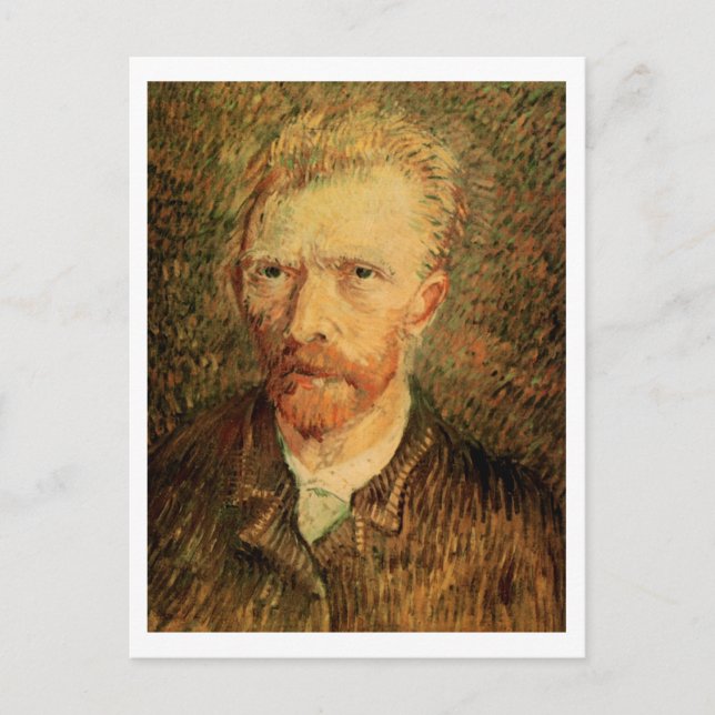 Postal Autoretrato, Vincent van Gogh (Anverso)