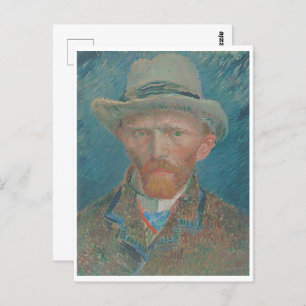 Postal Autoretrato, Vincent van Gogh