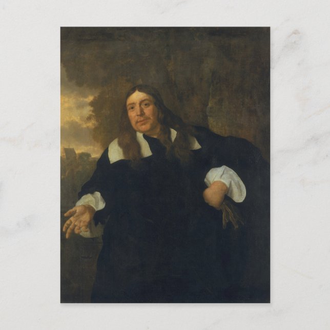 Postal Autorretrato, 1662 (Anverso)