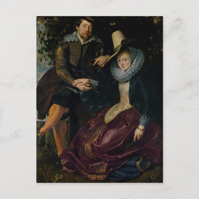 Postal Autorretrato con Isabel Brandt (Anverso)