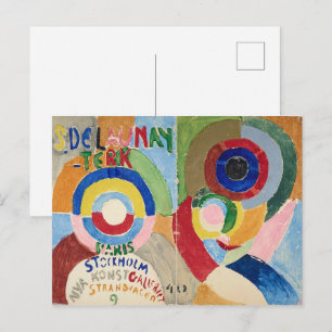 Postal Autorretrato de Cubierta Sonia Delaunay-Terk