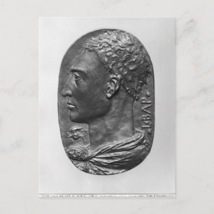 Postal Autorretrato de Medallion