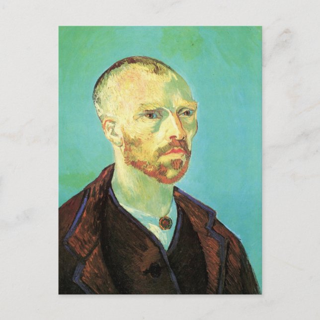 Postal Autorretrato de Van Gogh (Dedicado a Paul Gauguin) (Anverso)