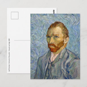 Postal Autorretrato de Vincent Van Gogh