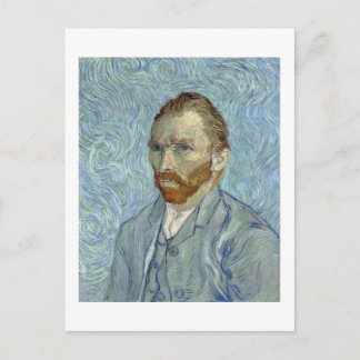 Postal Autorretrato de Vincent van Gogh (1889)