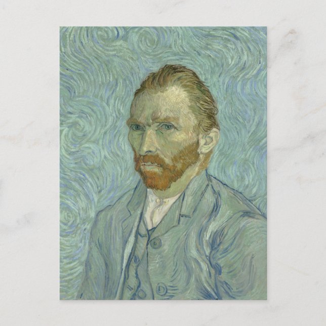 Postal Autorretrato de Vincent Van Gogh 1889 (Anverso)