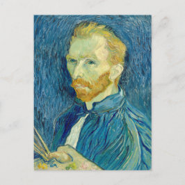 Postal Autorretrato de Vincent Van Gogh 1889