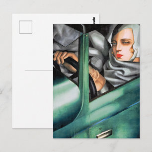 Postal Autorretrato   Tamara De Lempicka  