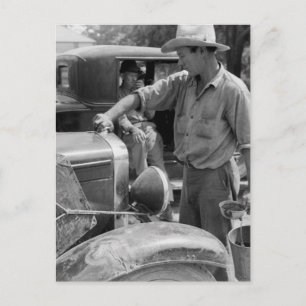 Postal Autos de trabajadores migratorios de la fruta, 194