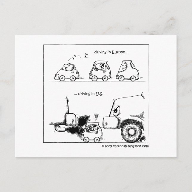 Postal Autos inteligentes en EE.UU. (Anverso)