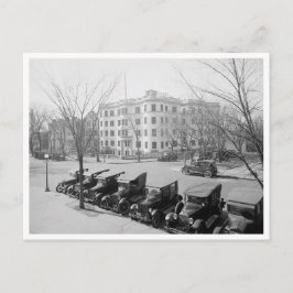 Postal Autos Vintage Frente A George Washington Inn