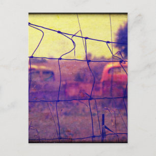 Postal Autos y camiones arrebatando