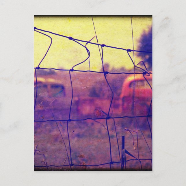 Postal Autos y camiones arrebatando (Anverso)