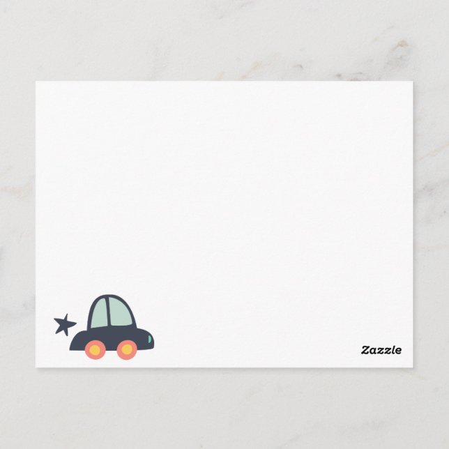 Postal Autos y más autos (Reverso)