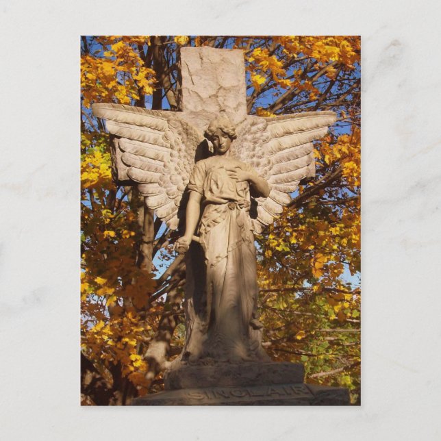 Postal Autumn Angel (Anverso)