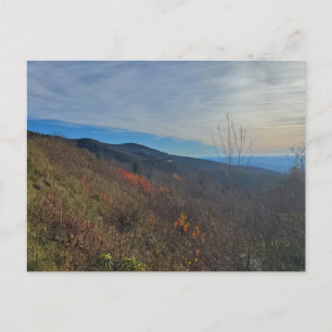 Postal Autumn Blue Ridge Parkway Linn Cove Viaducto