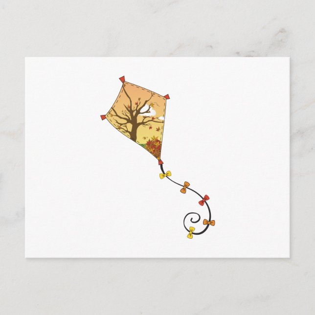 Postal Autumn Kite (Anverso)
