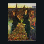 Postal Autumn Leaves Bella Artes<br><div class="desc">Arte clásico John Everett Millais</div>