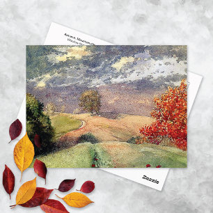 Postal Autumn Mountainville NY Winslow Homer