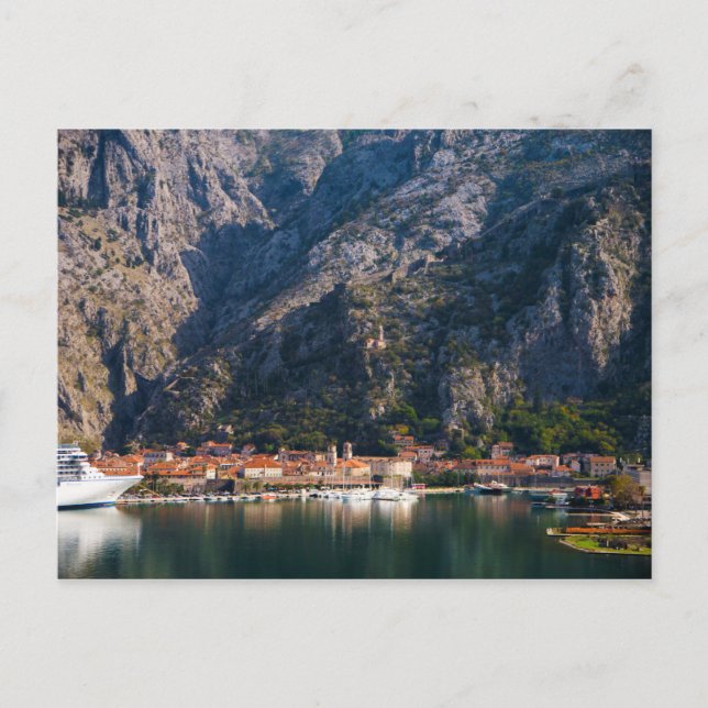 Postal Autumn View of Kotor, Montenegro (Anverso)