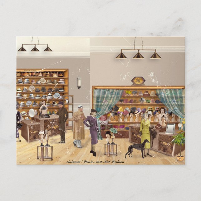 Postal Autumn - Winter Fashion, 1934 (Anverso)