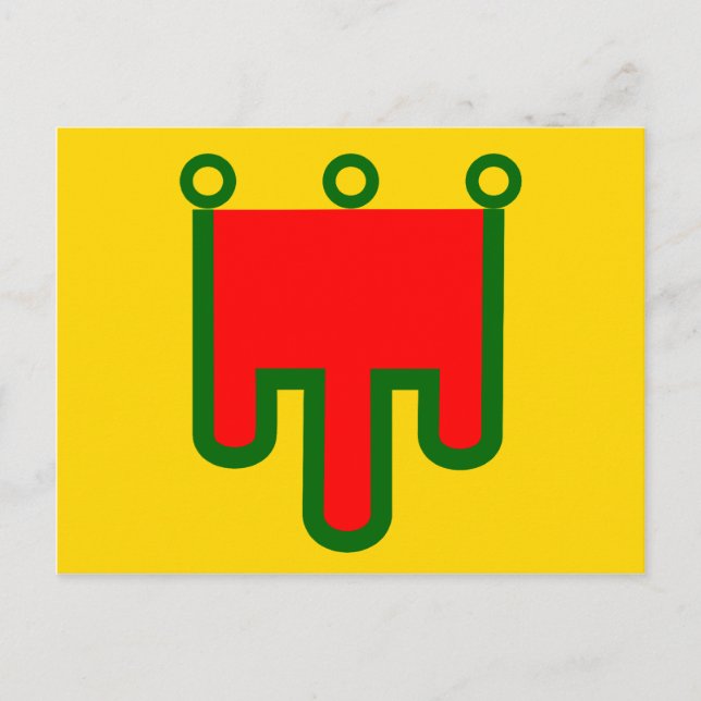 Postal Auvernia, Francia (Anverso)