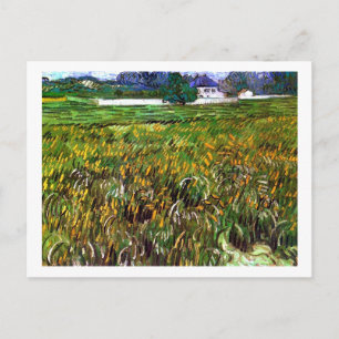 Postal Auvers de campo de trigo, Bella Artes Van Gogh de