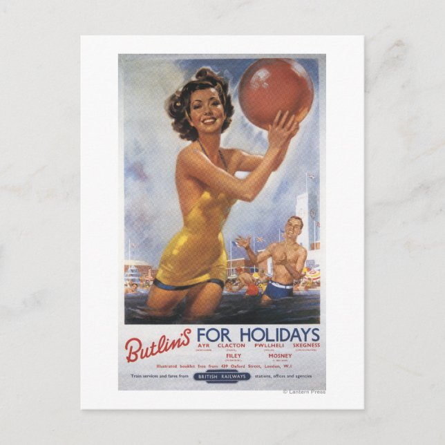 Postal Ava Gardner parece un campo de Butlin (Anverso)