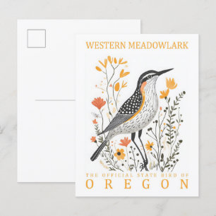Postal Ave de Meadowlark occidental de Oregon Travel