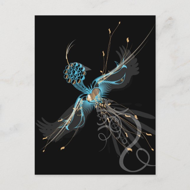 Postal Ave de Medicina (Anverso)