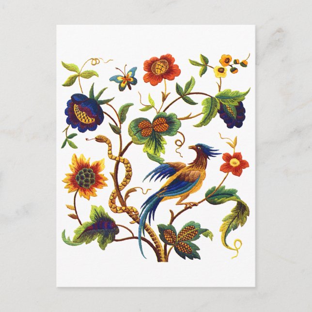 Postal Ave del paraíso Jacobeo (Anverso)