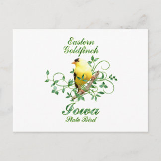 Postal Ave Estatal Goldfinch Iowa