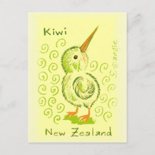Postal Ave Kiwi de Nueva Zelanda