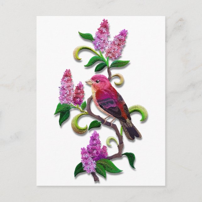 Postal ave lilac (Anverso)
