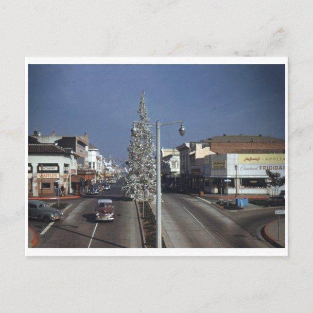 Postal Ave universitaria en los años 50 (Anverso)