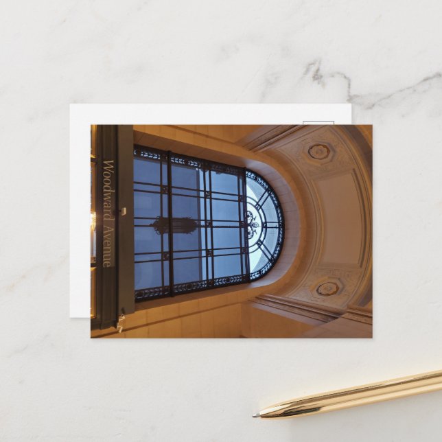 Postal Ave Woodward, Detroit, Michigan (Anverso/Reverso In Situ)