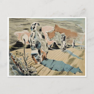 Postal Avebury (1937) de Paul Nash