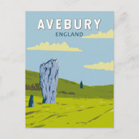 Avebury England Viajes de arte Vintage